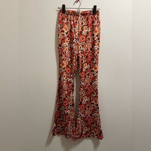 Floral Flare Pants